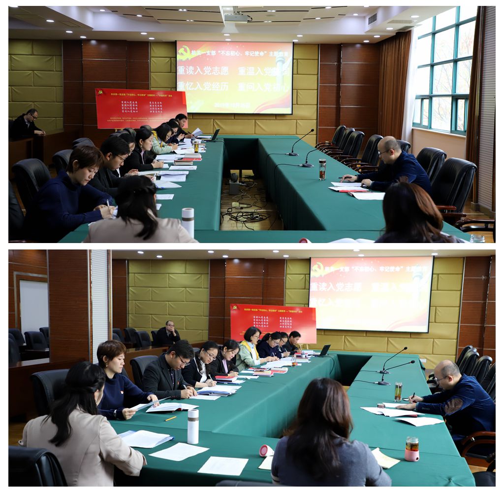 “四重四亮”让主题教育走深、走实、走心 ——机关第一党支部组织开展“不忘初心、牢记使命”主题教育“四重四亮”活动