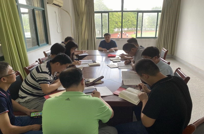 汽车工程学院党支部党史学习教育第六次集中学习