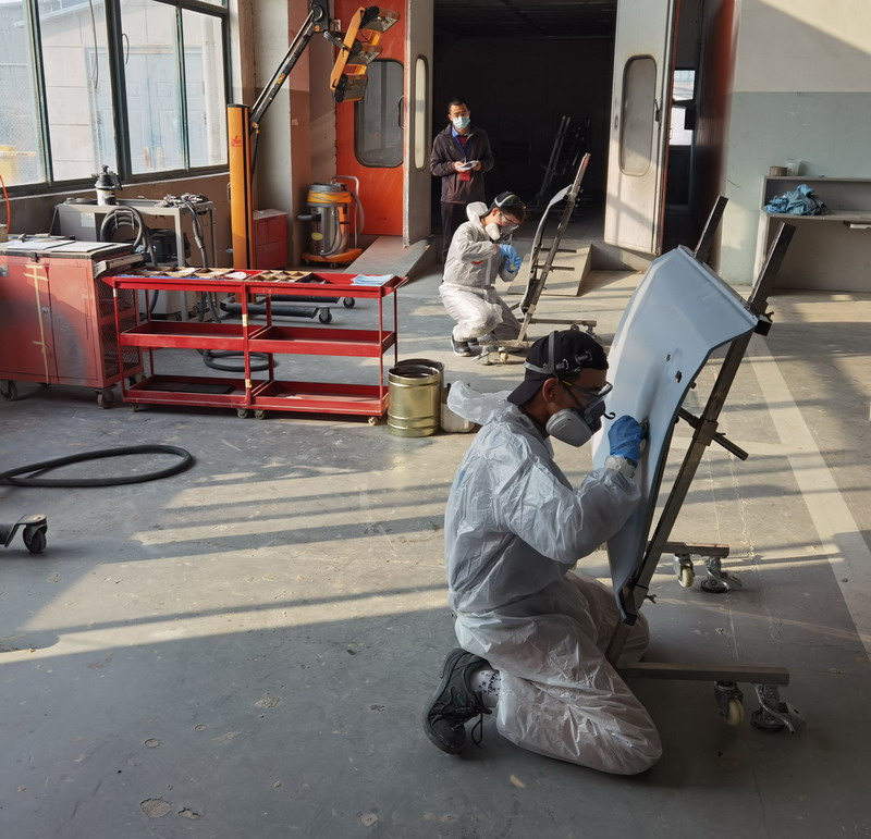 2021年徐州市职业球友会(中国)官方网站汽车运用与维修项目技能大赛在我校成功举办